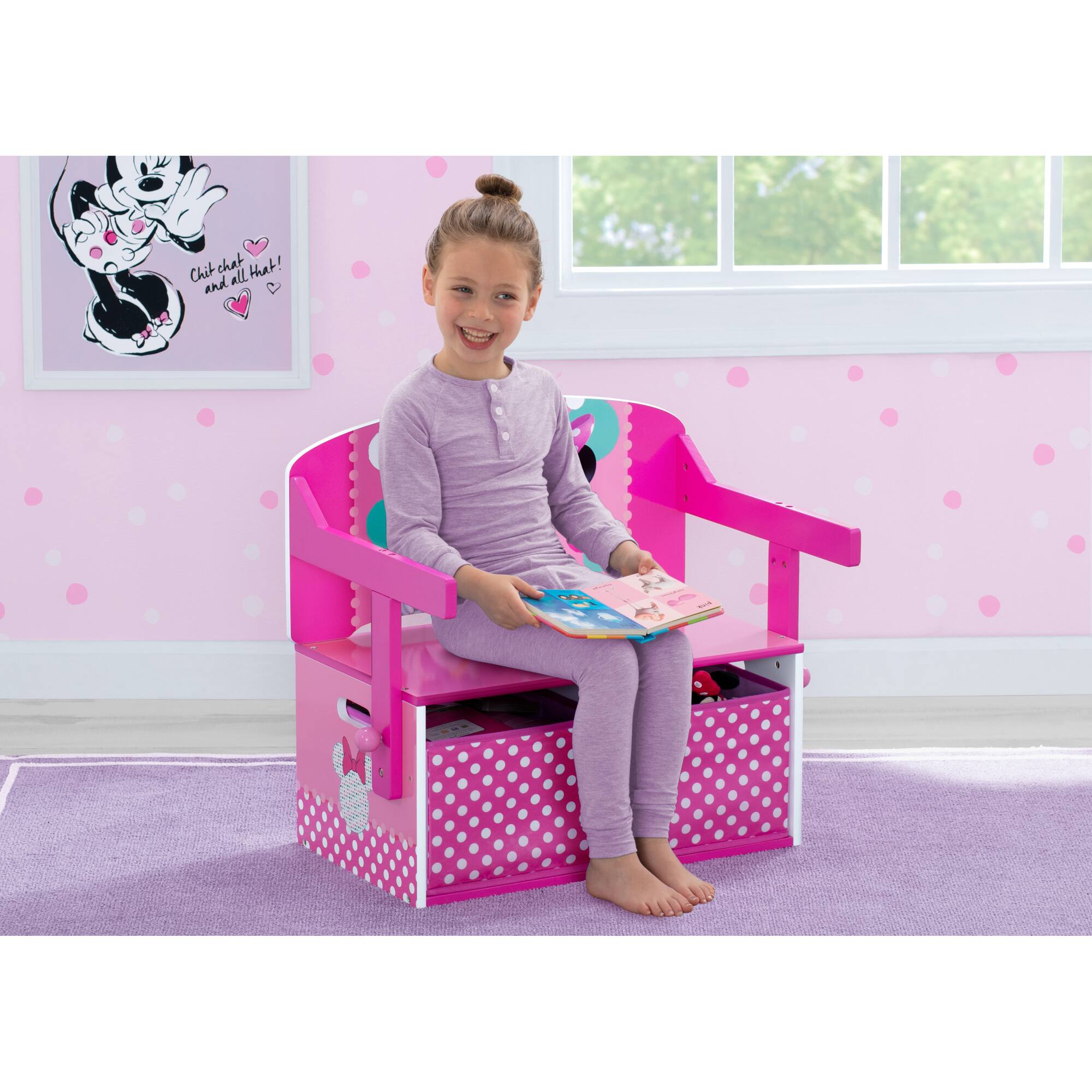 Disney® Minnie Mouse Convertible Activity Bench